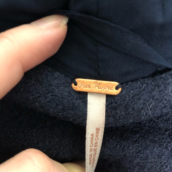 Free People boiled wool military peacoat - Picture 5 of 7